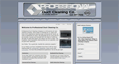 Desktop Screenshot of ductcleaningprofessionals.com